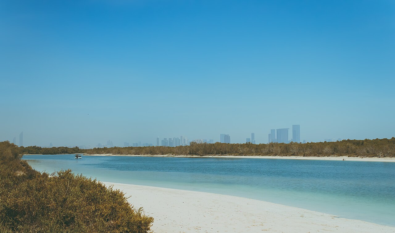 Mangrove National Park, Abu Dhabi city, UAE. Location context only; not a photograph of project implementation.