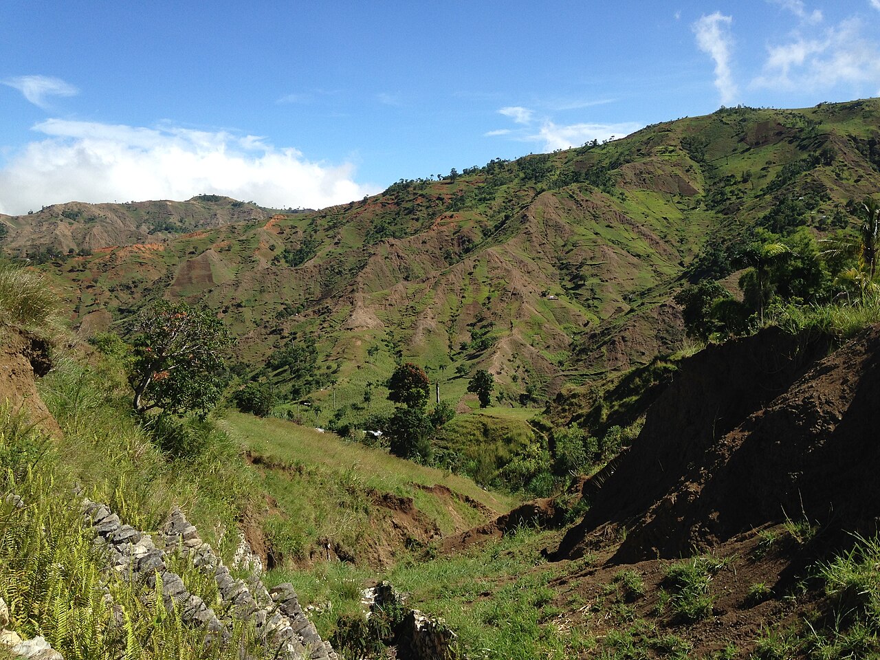 Landscape in Palmes, Petit-Goâve, Haiti, 2017